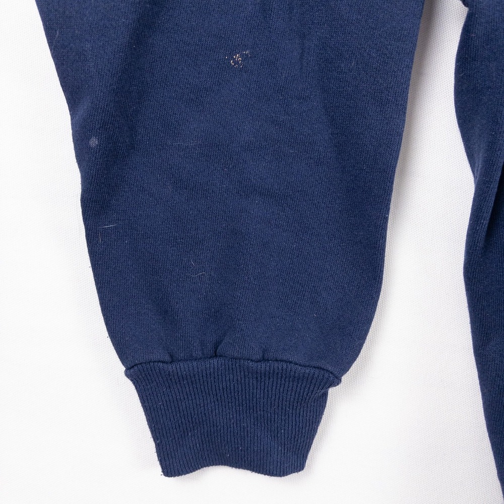 Vintage Notre Dame Sweatshirt Mens XXL Navy 90s Fighting Irish Graphic Pullover - Picture 2 of 7